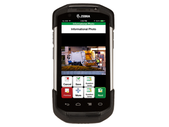 IN-A-BOX, MOBILEEPIPHANY/ZEBRA, WASTE HAULERS AND PROCESSORS, TOUCH MOBILE SOFTWARE APP LICENSE (12 MONTHS), USERS MANUAL AND 4 HOURS OF TRAINING, ZEBRA TC75 MOBILE TOUCH COMPUTER, 2-SLOT CHARGE CRADL